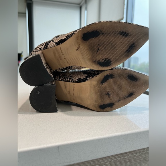 Marc Fisher Python Block Heel Booties - Picture 13 of 16